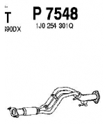 FENNO STEEL - P7548 - Трубопровод выпускной VW BORA / GOLF 1.6 02-05